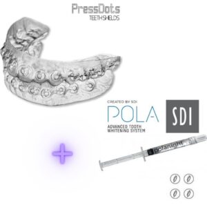 PressDots Teeth Shields + 4 syr PolaNight 16% CP
