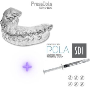 PressDots Teeth Shields + 6 syr PolaNight 16% CP