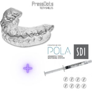 PressDots Teeth Shields + 8 syr PolaNight 16% CP